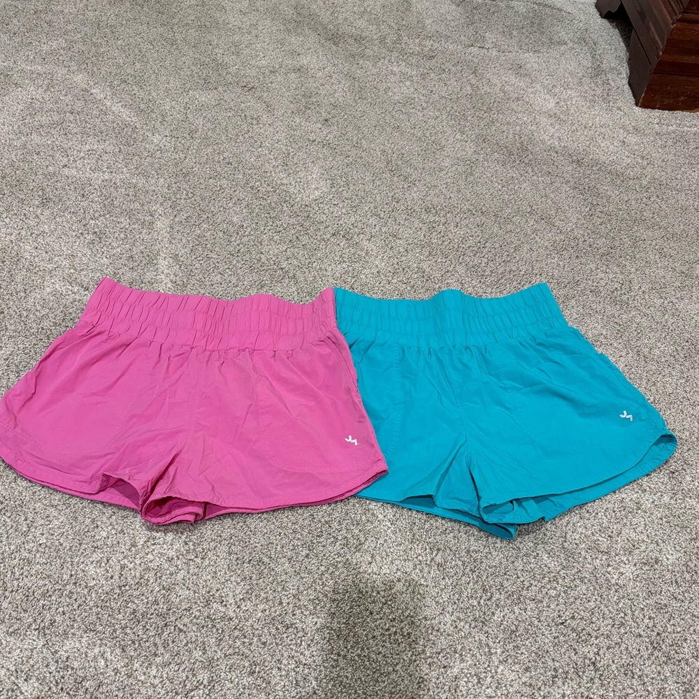 JoyLab Pink and Teal Athletic Shorts Bundle